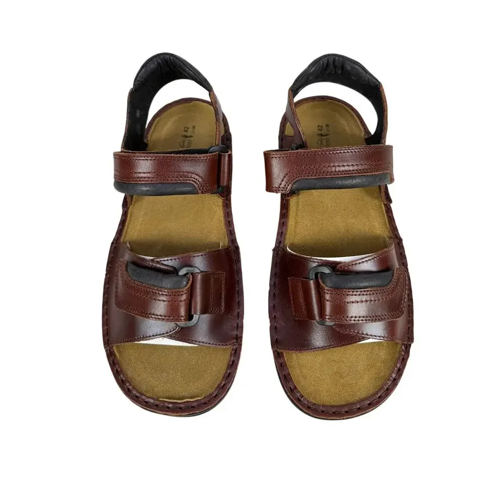Naot Lappland Sandal Mens 9‎ 9.5 EU 42 Buffalo Leather Adjustable Straps